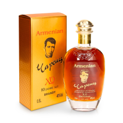 Armenischer Cognac Charents Original  XO 10 Jahre alt 40 % Alk 0.5L