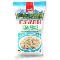 Пельмени Уральские говядина и свинина 1kg